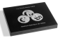 Preview: Münzkassette Voltima für 20 Silbermünzen „China Panda“ in den Original-Kapseln